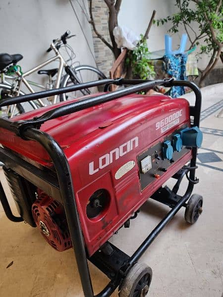 Loncin 6.5 kv auto and self start like brand new available for sale 6