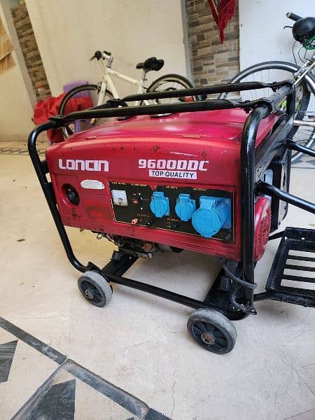 Loncin 6.5 kv auto and self start like brand new available for sale 7