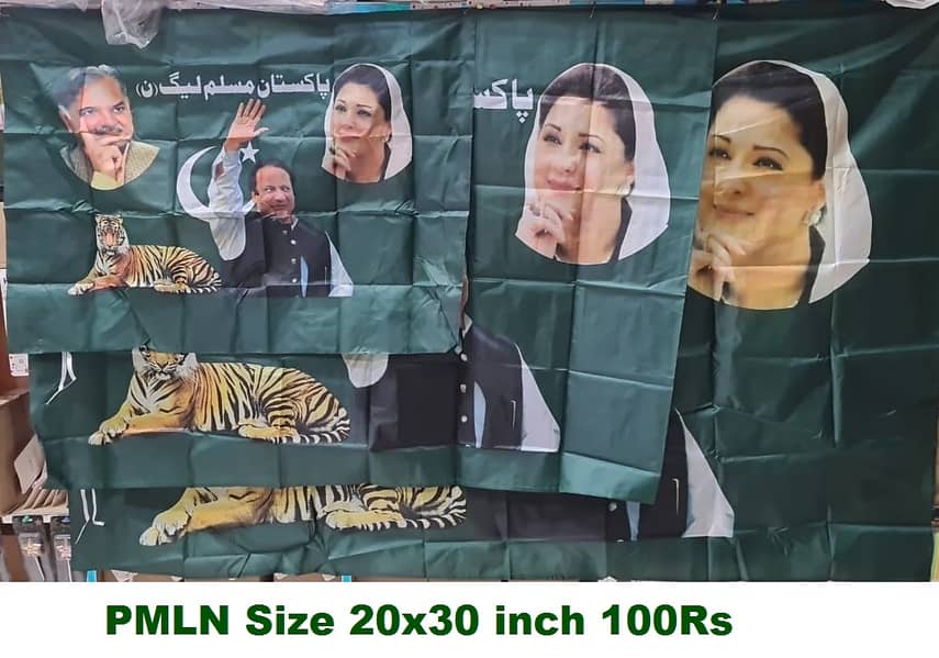 PP P Flag , PMLN Muffler PMLN Flag , Pakistan People Party Flag 2