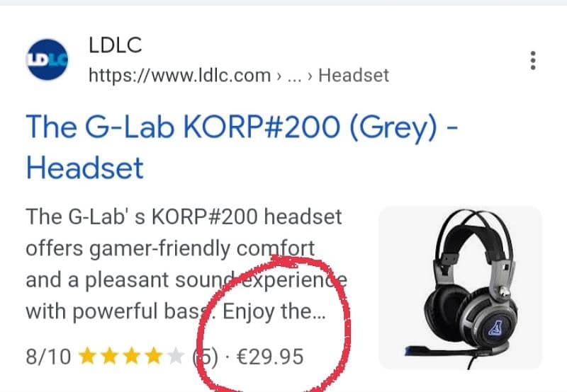 G-LAB KORP 200 Illuminated gaming headset 1