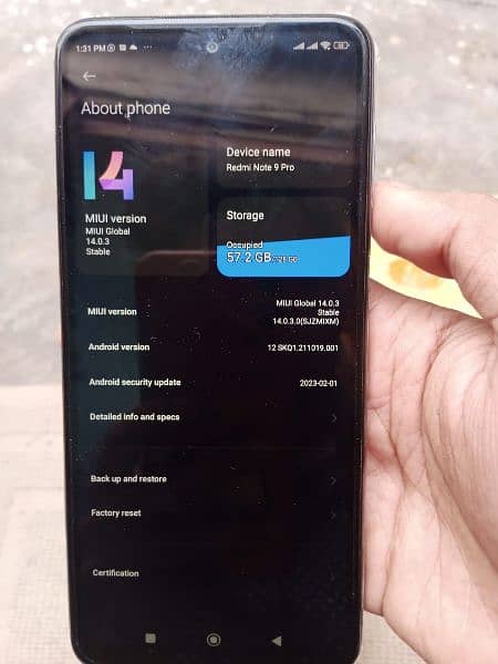 redmi note 9 pro only back cemra not working 3