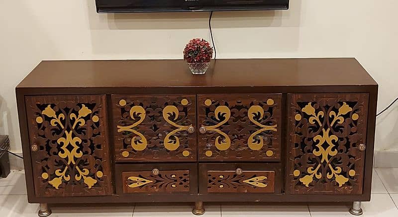 Wooden TV Console 3