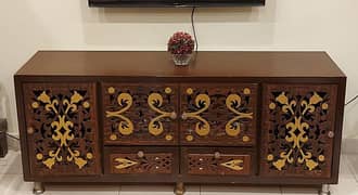 Wooden TV Console
