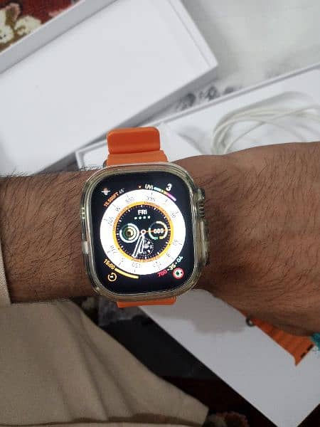 MT8 ultra smart watch with original apple logo 1