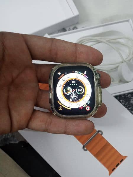 MT8 ultra smart watch with original apple logo 2