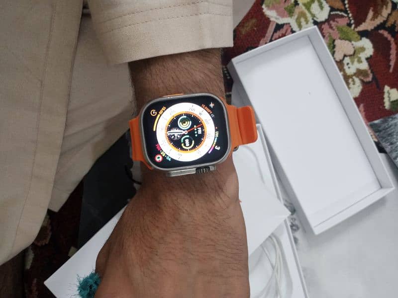 MT8 ultra smart watch with original apple logo 5