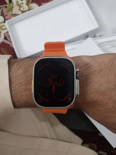 MT8 ultra smart watch with original apple logo 6
