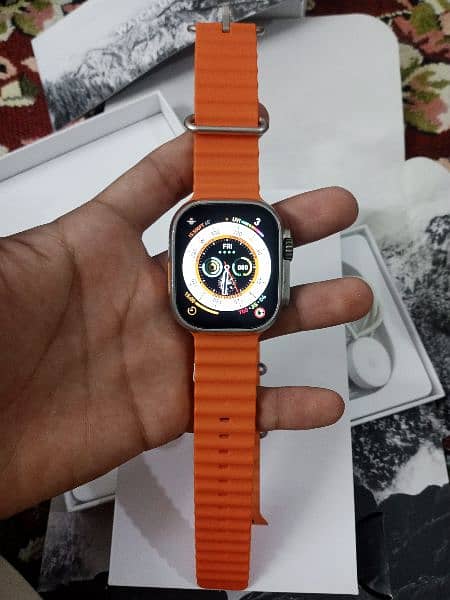MT8 ultra smart watch with original apple logo 7