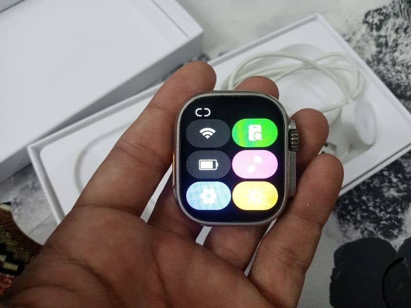 MT8 ultra smart watch with original apple logo 10