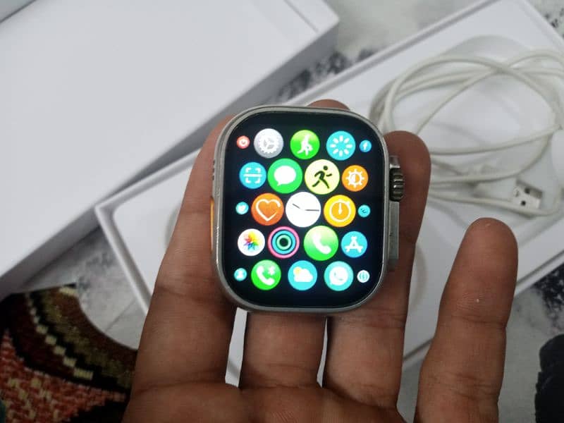 MT8 ultra smart watch with original apple logo 14