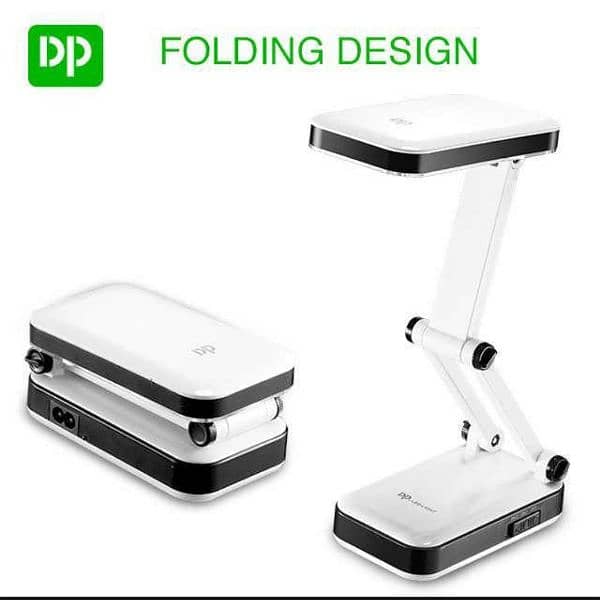 Folding Desk Led Blue Light Portable Travel Study Table Lamp Fordabl 8