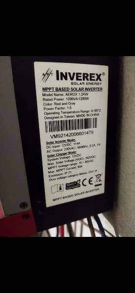 Inverex 1.2 KW + battery Not open not repair 6
