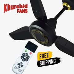 Khurshid AC/DC Hybrid Fan 56" 99.99% Copper winding