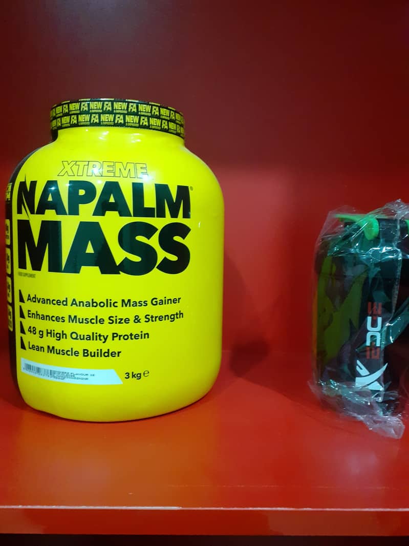 Nutrition fuel offers 100%orignal 3kg Xtreme Napalm mass gainer 1