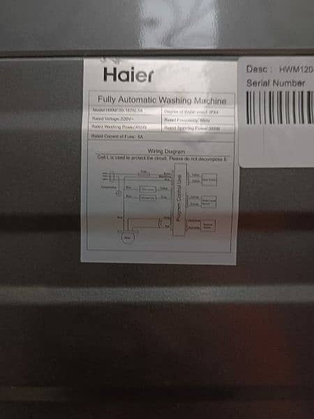 haier fully automatic washing machine 5