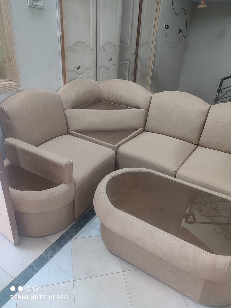 Sofa Set 6 Seats With Table 0