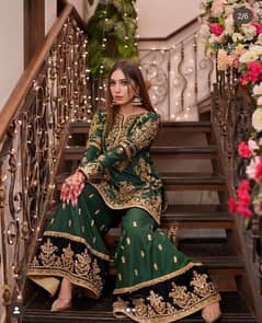 Mehndi Complete dress by Basit Sipra Designer