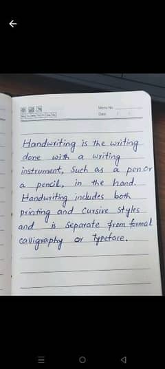 handwriting Expert assignment notches 0
