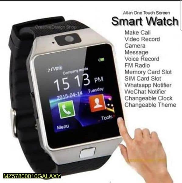 Sports Smart watch bluetooth sim camera supported 3