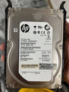 HP Hard Disk 4TB 100% Health 7200RPM