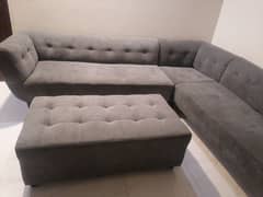 L shaped good quality sofa