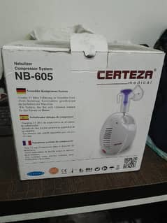 Certeza nebulizer for sale new condition