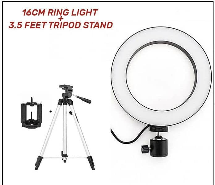 26cm ring light with 3110 stand/cash on delivery 1