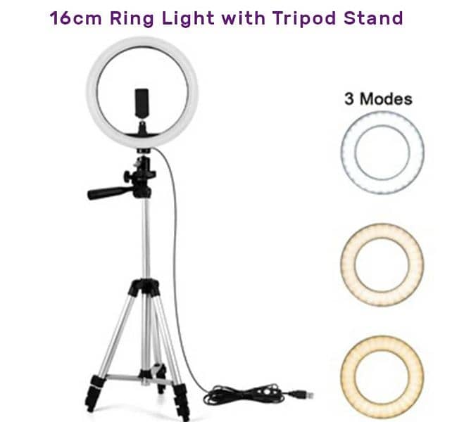 26cm ring light with 3110 stand/cash on delivery 3