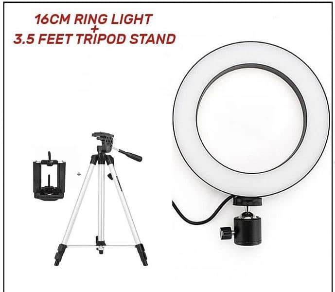 26cm ring light with 3110 stand/cash on delivery 5