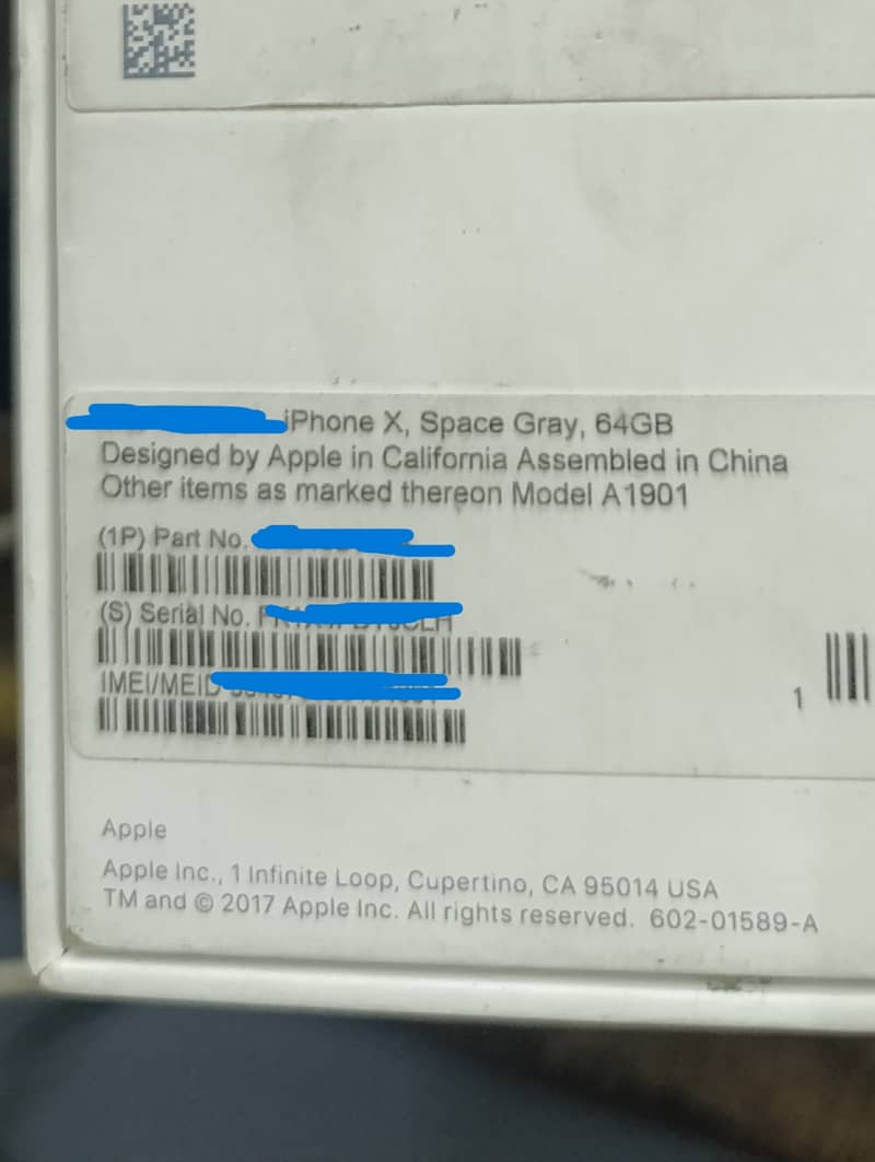 Iphone X 64GB Non Pta With Box & Charger 9.5/10 2