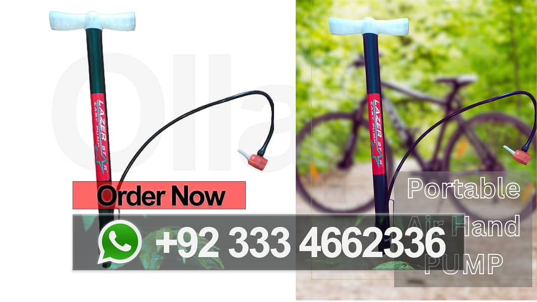 Portable Foot Air Hand Pump for Bicycle and Ball Hand Ball Inflator 0