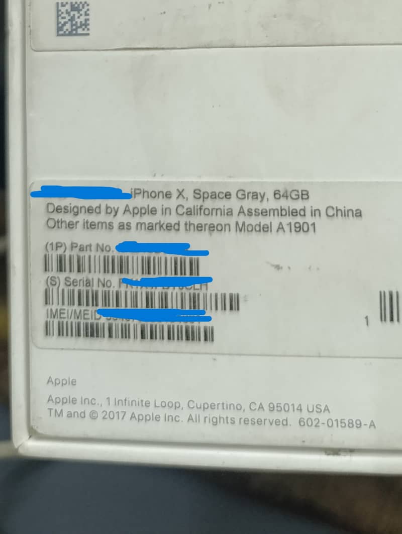 iPhone X 64GB (Non-PTA) with Original Box & Charger 3