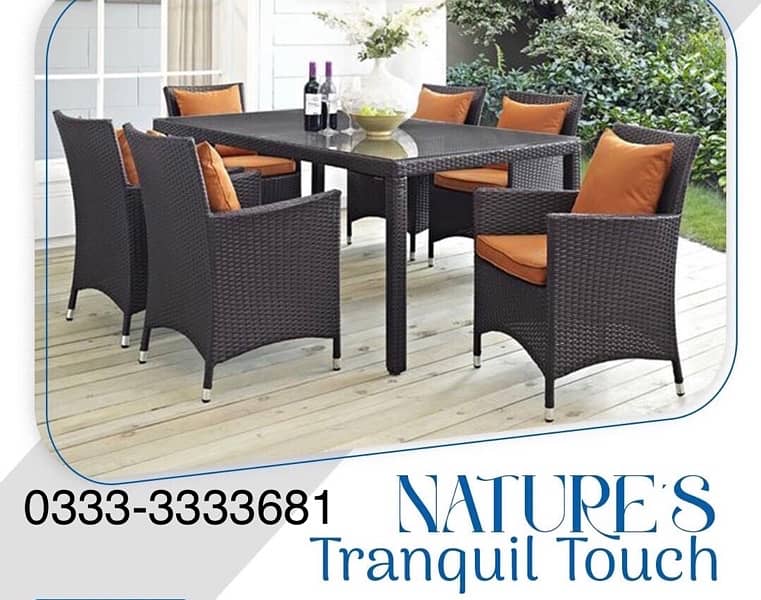 Rattan Dining Chairs Outdoor Furniture 3