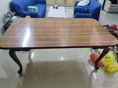 8 seater Wooden Dining Centre table only 0