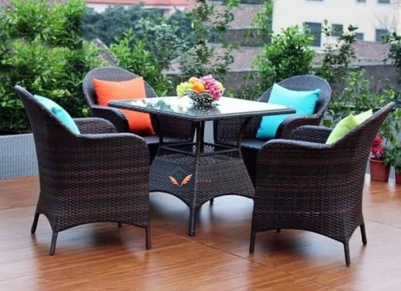 Rattan Dining Chairs Outdoor Furniture 2