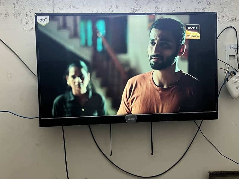 55 inch orient android 4k Uled for sale in very good condition 0