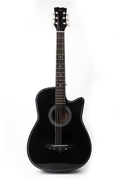 Acoustic Guitar"31 inchess"  black colour with capo bag and belt