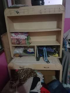 used mini cupboard and computer table