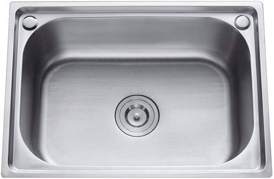 Pack of 2 Deal,SS Sink Bowl (16 X 20) with waste pipe & Kitchen Faucet 2