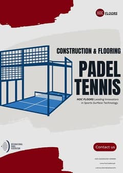 PADEL TENNIS,sports flooring,artificial grass by HOC FLOORS 0