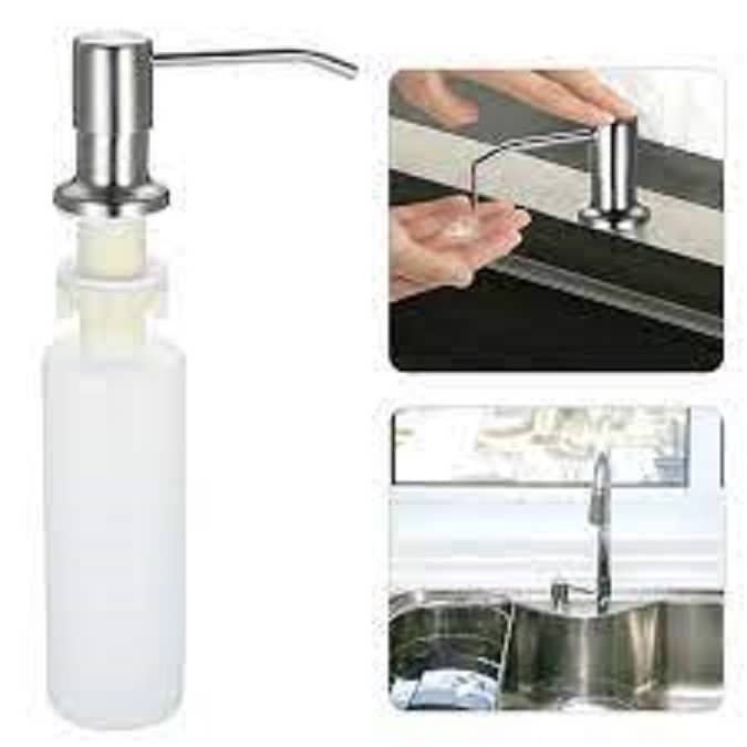 Pack of 3. SS Sink Bowl (16 X 20) & Kitchen Faucet & Soap Dispenser 3