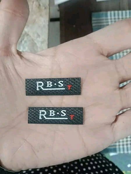 woven fabric talior Labels customized 0
