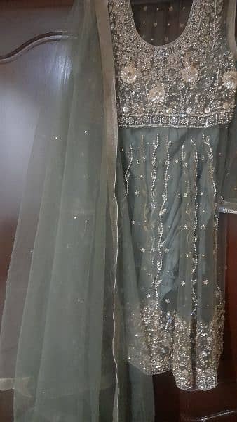 heavy embroided 3 piece dress for sale 1