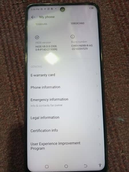 Tecno Camon 18T 128Gb With Box+Charger Brand New 0