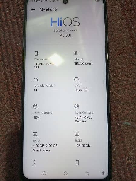 Tecno Camon 18T 128Gb With Box+Charger Brand New 2
