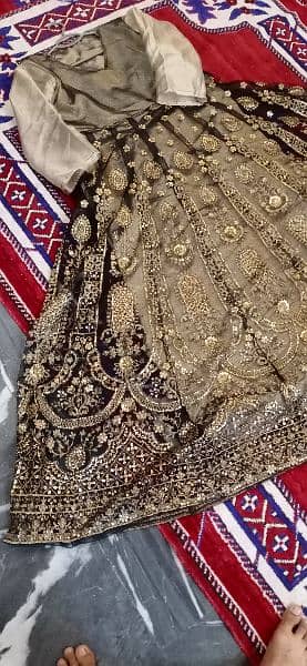 3 Piece fully heavy embroidery Wedding, Walima,  Function Dress 1