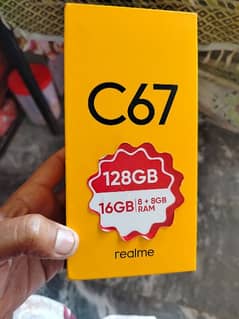 realme c67 full box one month use