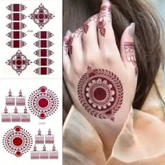 henna tattoos mehndi stickers