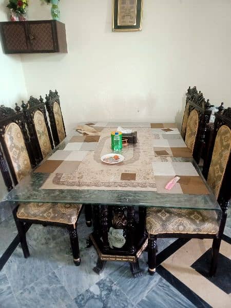 Dinning table with chairs 5