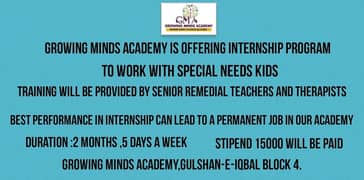 GROWING MINDS ACADEMY INCLUSIVE CENTRE